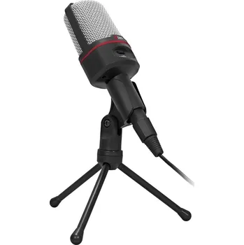 Mikrofon C-TECH stolní mikrofon MIC-02, 3,5" stereo jack, 2.5m