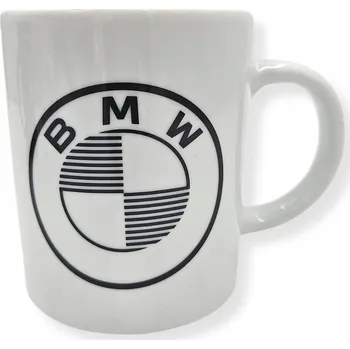 HRNEK BMW BÍLÝ ČERNÉ LOGO PRO FANOUŠKA ZNAČKY 300ML JAKO DÁREK