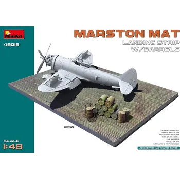 Plastikový model 1:48 Marston Mat Landing Strip w/ Barrels