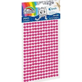 Perełki samoprzylepne różowe FIORELLO