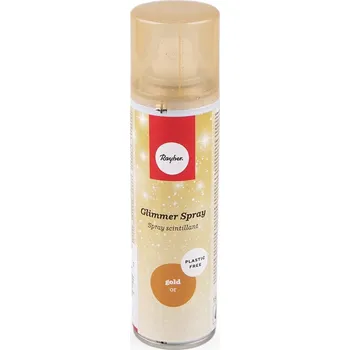 Vánoční dekorace Slídový sprej perleťový třpyt 150 ml - zlatá