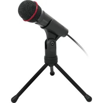Mikrofon C-TECH stolní mikrofon MIC-01, 3,5" stereo jack, 2.5m