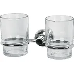 Spirella nástěnný držák na dvě skleničky ATLANTIC, chromovaná ocel