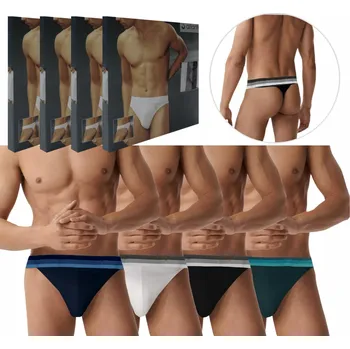 Kalhotky Tanga pánské sportovní 4-PAK Atlantic pohodlné a komfortní MP-256 M 4 ks