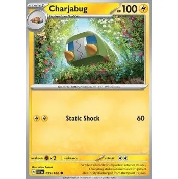 Volný čas Pokémon TEF 055/162 Charjabug - Temporal Forces Stav: Near Mint, Verze: NORMAL