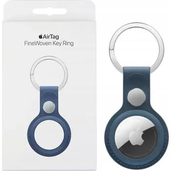 PŘÍVĚSEK NA KLÍČE Z TKANINY APPLE AIRTAG FINEWOVEN KEY RING PACIFIC BLUE