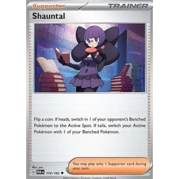 Volný čas Pokémon PAR 174/182 Shauntal - Paradox Rift Stav: Near Mint, Verze: REVERSE HOLO