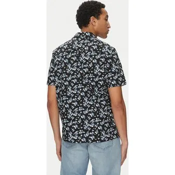 Pánská košile Michael Kors Košile CS5405QHPL Černá Relaxed Fit S
