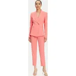 Patrizia Pepe Kalhoty z materiálu 2P1683 A411 Korálová Regular Fit 46