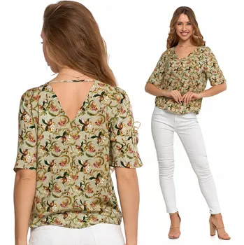 Dámská halenka Moraj halenka s krátkým rukávem střih volný velikost M