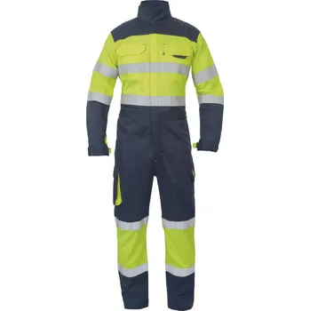 Pracovní kombinéza Cerva Stroke Fr Hv Multinormní kombinéza HI-VIS 03560021 žlutá/navy L