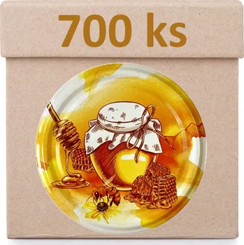 Víčko na sklenici TO-82 - Sklenice s medem - Krabice 700 ks
