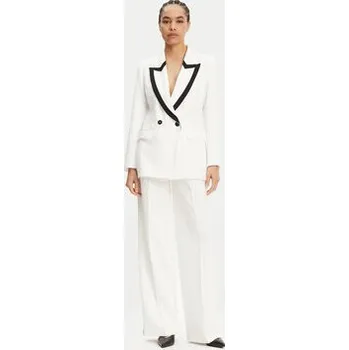 Pánské kalhoty Maryley Kalhoty z materiálu 25EB566/43BN Bílá Regular Fit S