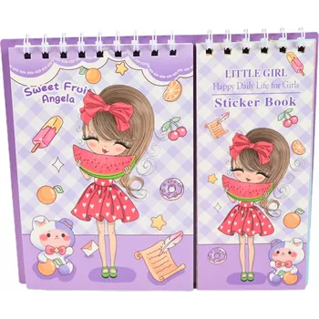 NOTES PRO DÍVKY SEŠIT S NÁLEPKAMI KROUŽKOVÝ SEŠIT