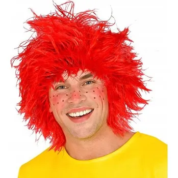 Karnevalová paruka ZRZENÁ PARUKA TRPASLÍKA, SKŘÍTKA, GNÓM
