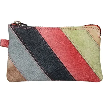 Lagen 717-MZ/R kožená klíčenka lipstick/multi