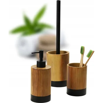 KADAX KOUPELNOVÁ SADA WC ŠTĚTKA, DÁVKOVAČ, KELÍMEK