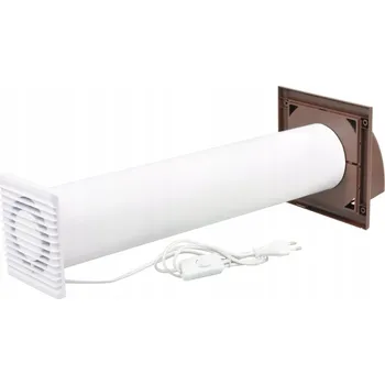 Domácí ventilátor Koupelnový ventilátor SYSTERM SYS-ENERGY125PS-KO125-05-KO125-30-BR 125 mm