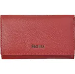 SEGALI Dámská kožená peněženka SG-27074 červená