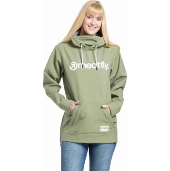 Dámská bunda Dámská podzimní softshell bunda Meatfly Alita 2025 Olive/White S