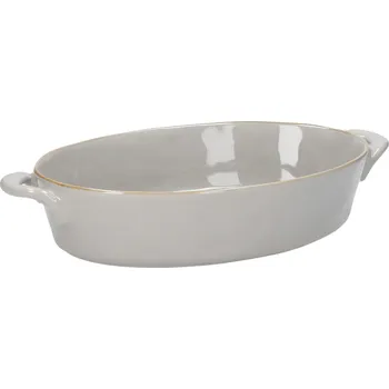 Rose&Tulipani Concerto Zapékací mísa 37x22 cm šedá