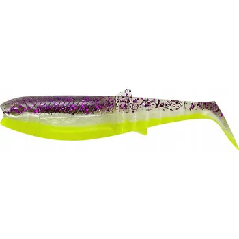 Umělá nástraha Savage Gear Cannibal Shad 8cm 5g fialová třpytivá bomba / 77100