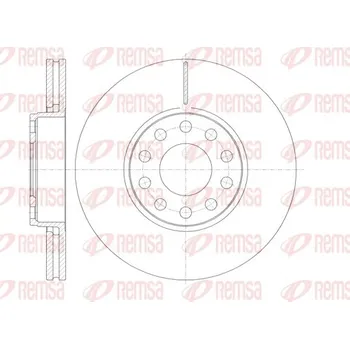 Brzdový kotouč Brzdový kotouč REMSA 61227.10