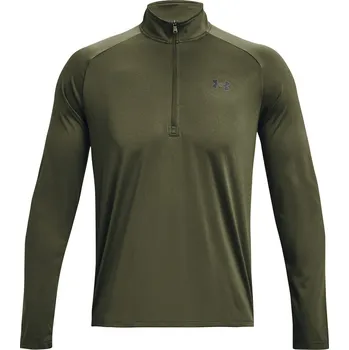 Pánské tričko Pánská funkční mikina na zip Under Armour TECH 2.0 1/2 ZIP zelená 1328495-392 - M | UK 11 | US 12