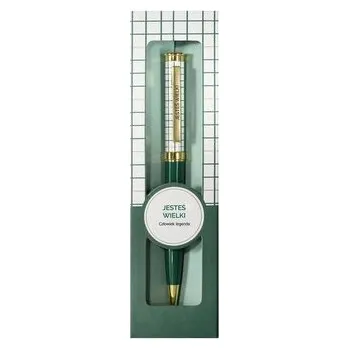 Set školních potřeb Długopis prezentowy z napisem Jesteś Wielki