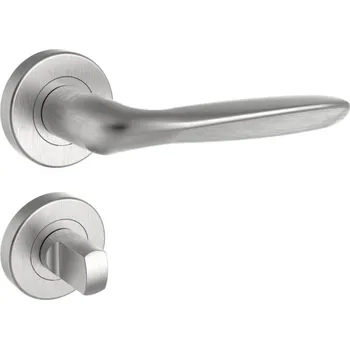 Dveřní kování Rostex dveřní kování NAPOLI WC nerez mat