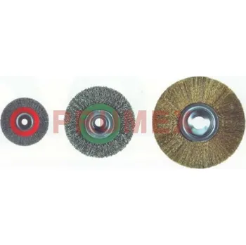 Drátěný kartáč Kartáč kotoučový, nerez vlnitá, KARTAC, 1271044 - 80x18x8/0,30