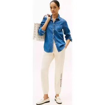 Tommy Hilfiger dámské tepláky Embroidered béžové XL