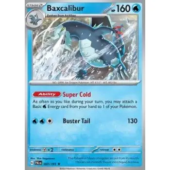 Volný čas Pokémon PAL 060/193 Baxcalibur - Paldea Evolved Stav: Near Mint, Verze: HOLO