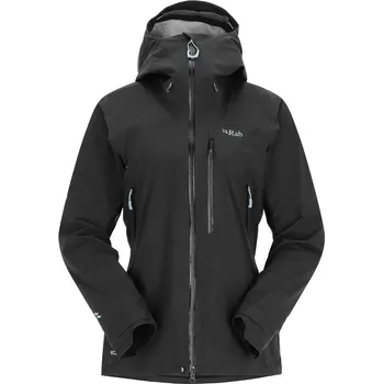 Dámská větrovka Dámská nepromokavá bunda Rab Firewall Jacket Barva: Black, Velikost: XS