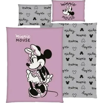 Povlečení KSTL Dětské ložní povlečení bavlna, 140 x 200 cm, 70 x 90 cm, Minnie Mouse ( 9535 )