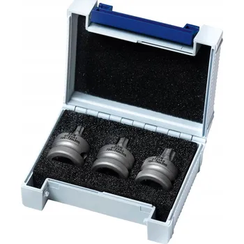 Klíč Sada rázových nástrčných klíčů 1/2" T30-T50 Shorty ASW