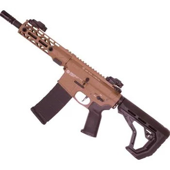 Airsoftová zbraň Delta Armory FREYA R15, gen.2 M-LOK 7" - Half-Tan + dárek zdarma