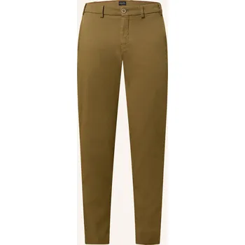 Pánské kalhoty Hiltl Pánské Chino Kalhoty Slim Fit, olivová, 56