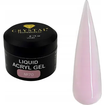 Lak na nehty Liquid Acryl Gel #70 15 ml CRYSTAL PROFESSIONAL Gel pro posílení nehtů