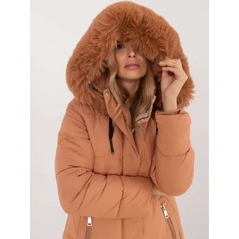 Camel zimní bunda s patentkami na bocích SK-KR-HH-2406.21P-camel Velikost: M