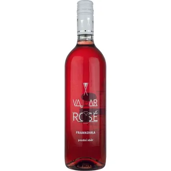 Víno Frankovka rosé 2024, pozdní sběr, Vinařství Vajbar, polosladké