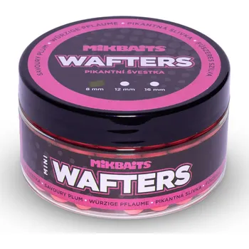 Boilies Mikbaits Mini Wafters 100ml 8mm Pikantní Švestka