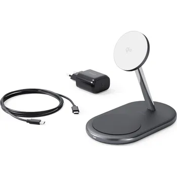 Epico UltraBase Qi2 2in1 Mag+ stojánek EX40-černá 9915101300254