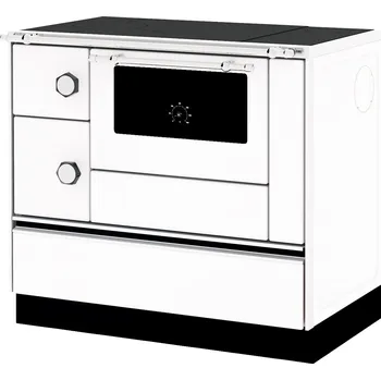 Sporák na tuhá paliva Sporák na tuhá paliva AlfaPlam ALFA 90 HE s výměníkem - bílý/pravý