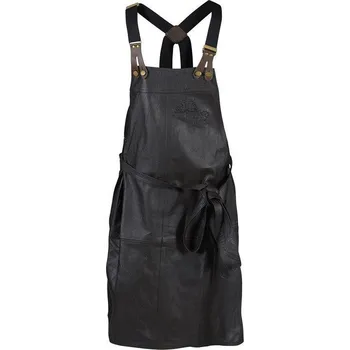 Kuchyňská zástěra Swedteam Bull Stening Edition Brown řeznická zástěra