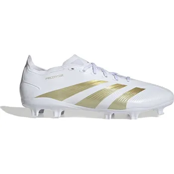 Kopačky adidas Predator 24 League Firm Ground Boots White/Gold/Bge 7 (40.7)