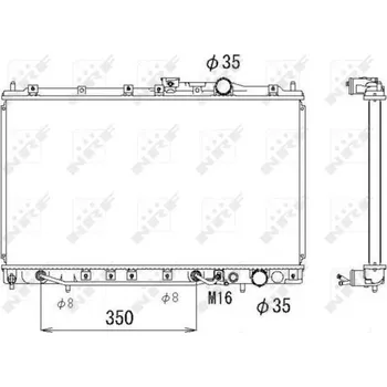 Chladič motoru Chladič, chlazení motoru NRF 53283