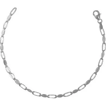 Náramek Stříbrný náramek zdobená oka délka náramku 17cm