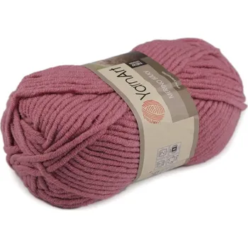 Galanterie Merino bulky Pletací příze 100g - 15 (3017) starorůžová