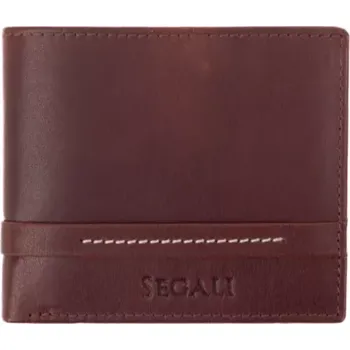 Peněženka SEGALI Pánská kožená peněženka 21043 hnědá